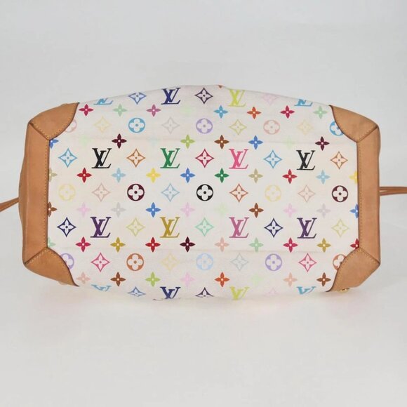 LOUIS VUITTON Monogram Multicolor Ursula Tote Bag White M40123 LV Auth PP786V - Picture 3 of 15